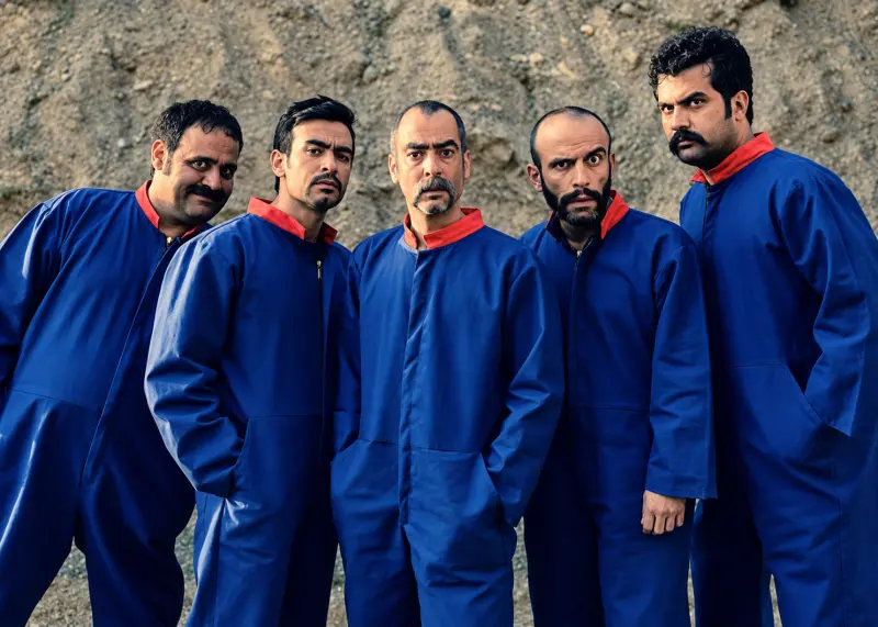 عکس بازیگران در حاشیه 2 آرش نوذری در حاشیه نیما فلاح در حاشیه 2