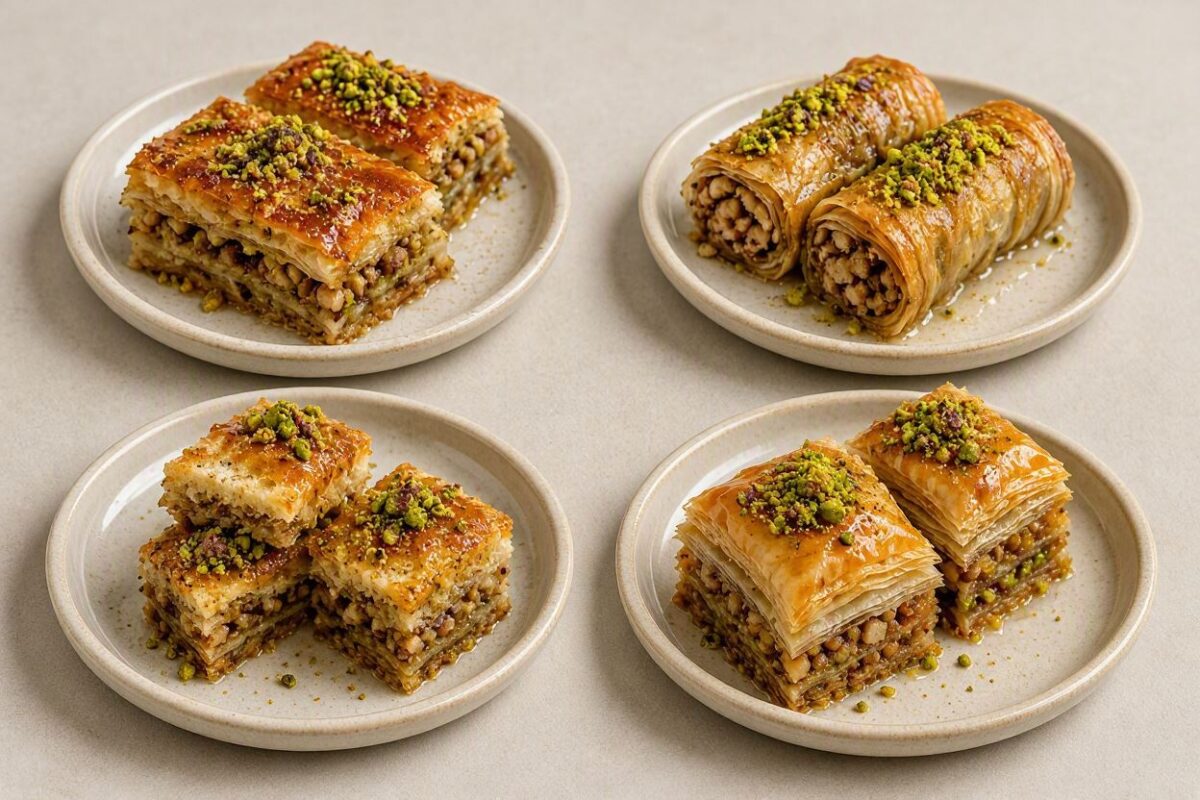 باقلوای فوری شیرینی خوشمزه برای عصرانه و چای