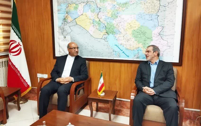 توسعه تجارت با عراق و معرفی فرصت های سرمایه گذاری کرمانشاه در سفر استاندار