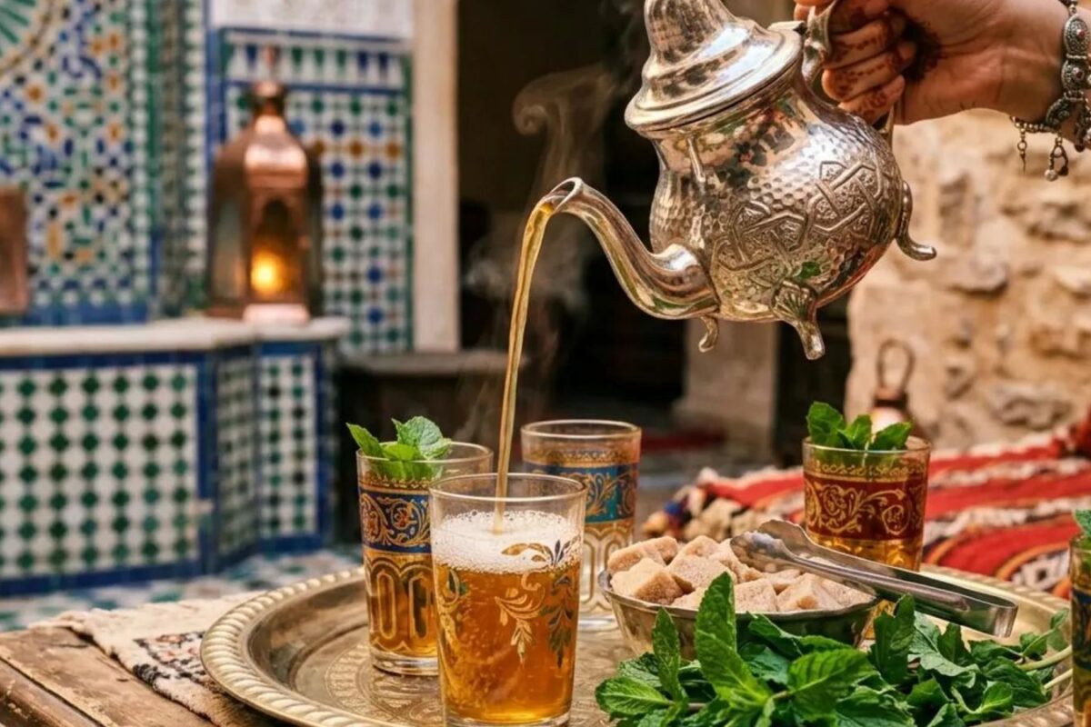 طرز تهیه چای مراکشی نوشیدنی خوش عطر و اصیل