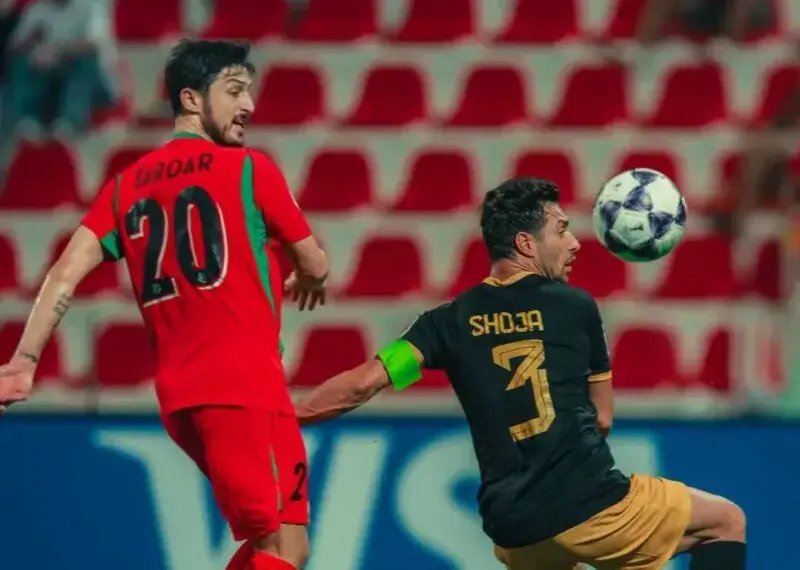 نیمه دوم تراکتور به دنبال تساوی برابر شباب الاهلی امارات