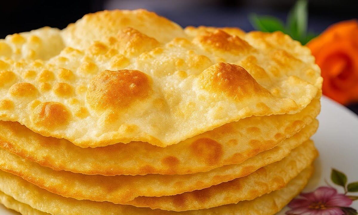 پخت نان لواش در خانه سریع آسان و بدون فر