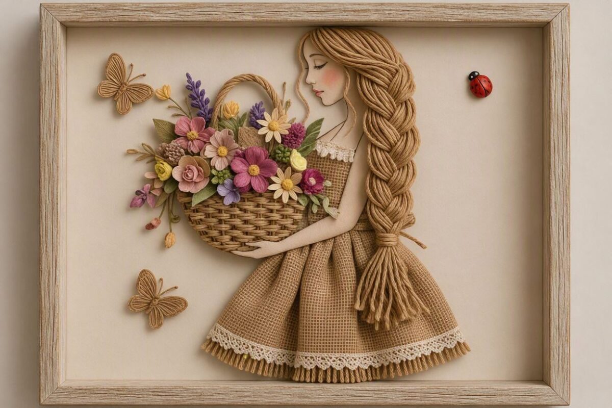 چگونه تابلوهای کنفی ساده و زیبا بسازیم