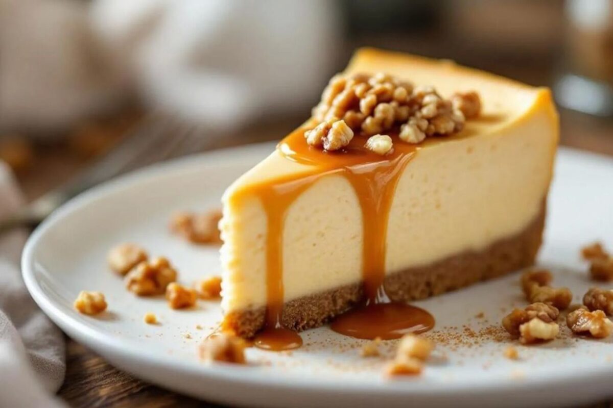 چیزکیک کاراملی کاتلا دسر مجلسی بدون فر برای مهمانی ها