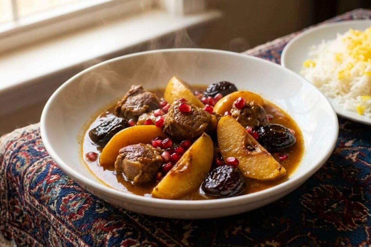 آشپزی با طعم به دستور خورشت اصفهانی برای ناهار خانوادگی