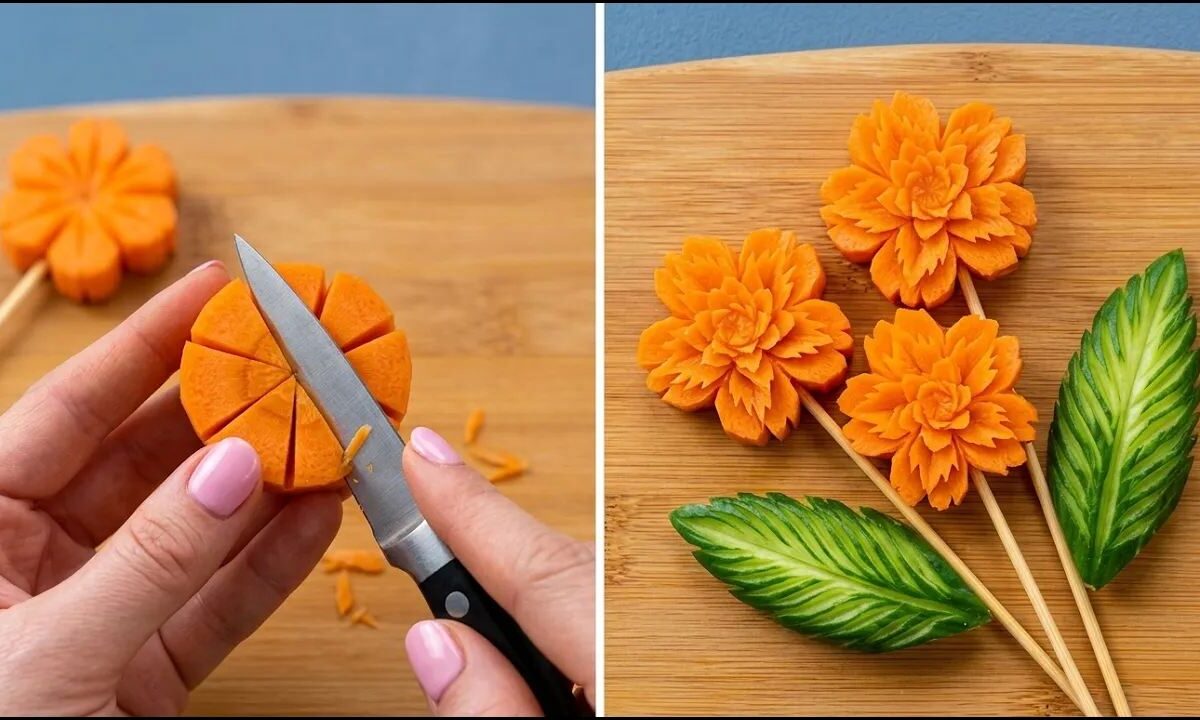 ترفندهای ساده میوه آرایی پذیرایی لوکس در ۵ دقیقه