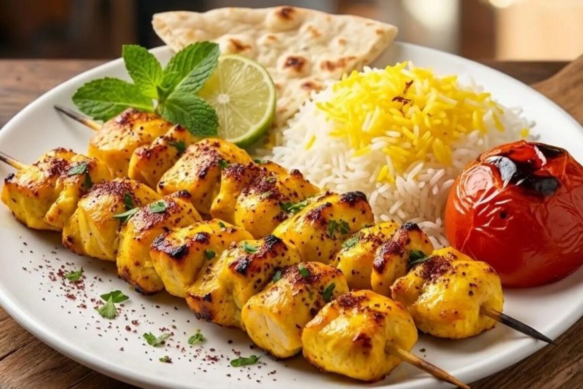 تهیه جوجه کباب نرم و آبدار در فر بدون نیاز به منقل