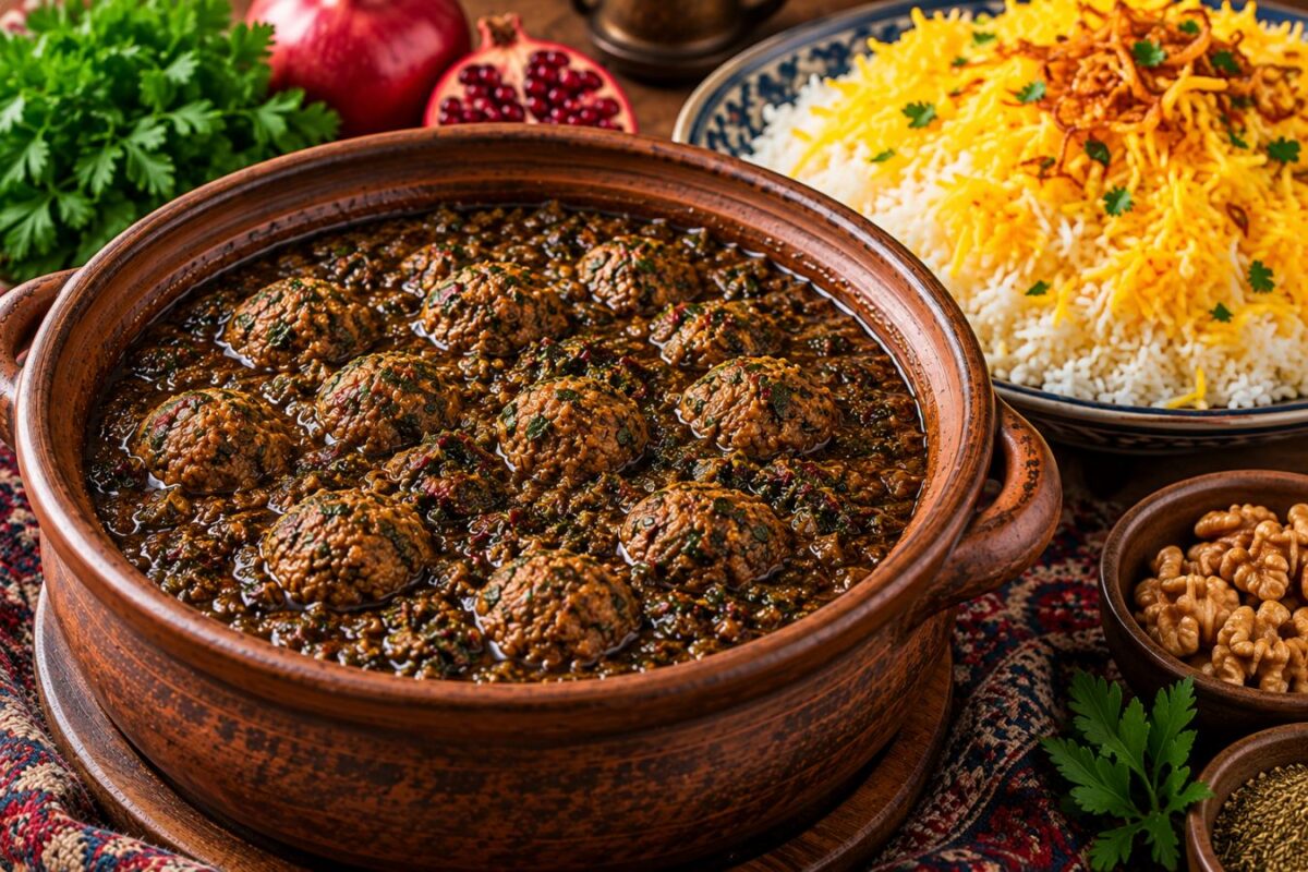طرز تهیه اناربیج شمالی خورش خوشمزه تر از فسنجون