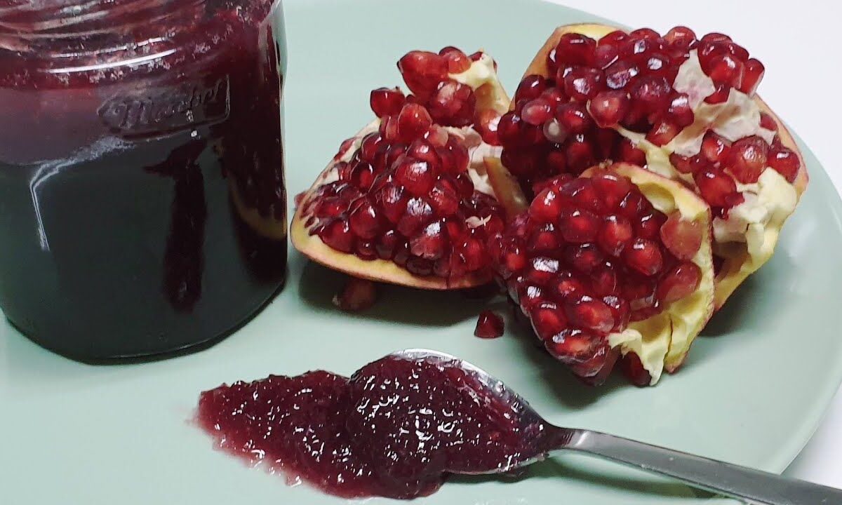 مربای انار بدون هسته طرز تهیه بافت ژله ای و کم شکر