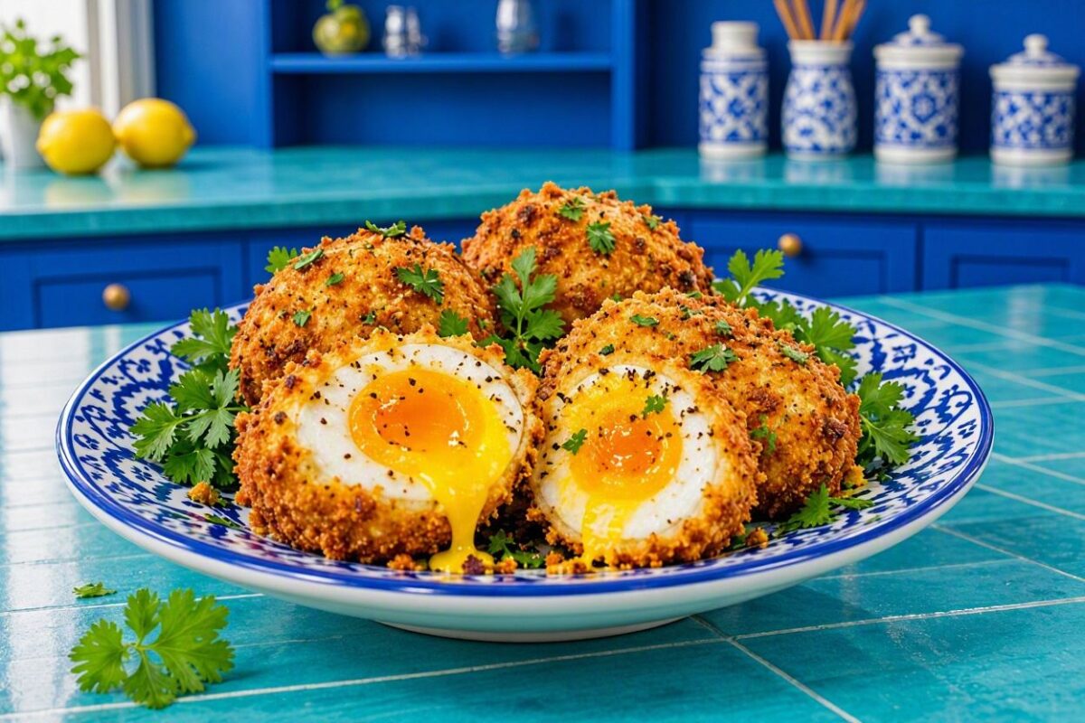 نیمرو سوخاری میان وعده ای ترد و خوشمزه برای صبحانه