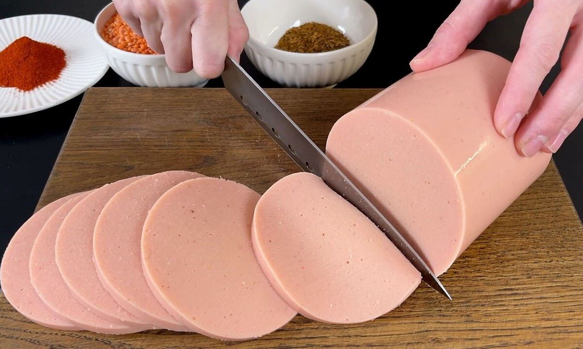 کالباس خشک گیاهی طرز تهیه ای ساده و بدون گوشت