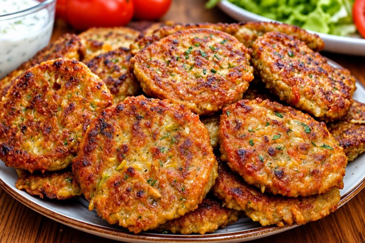 کتلت عربی گیاهی شام خوشمزه و اقتصادی بدون گوشت و تخم مرغ