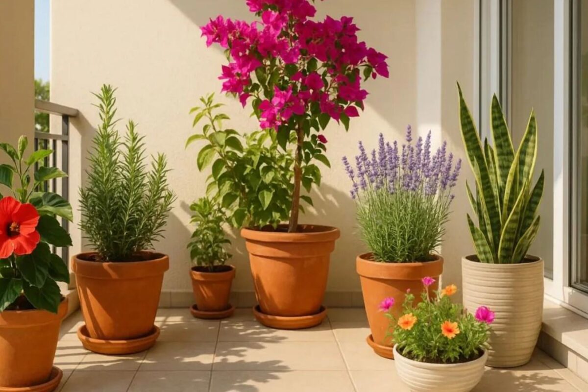 گیاهان ایده آل برای بالکن جنوبی ۱۲ گزینه مقاوم به آفتاب