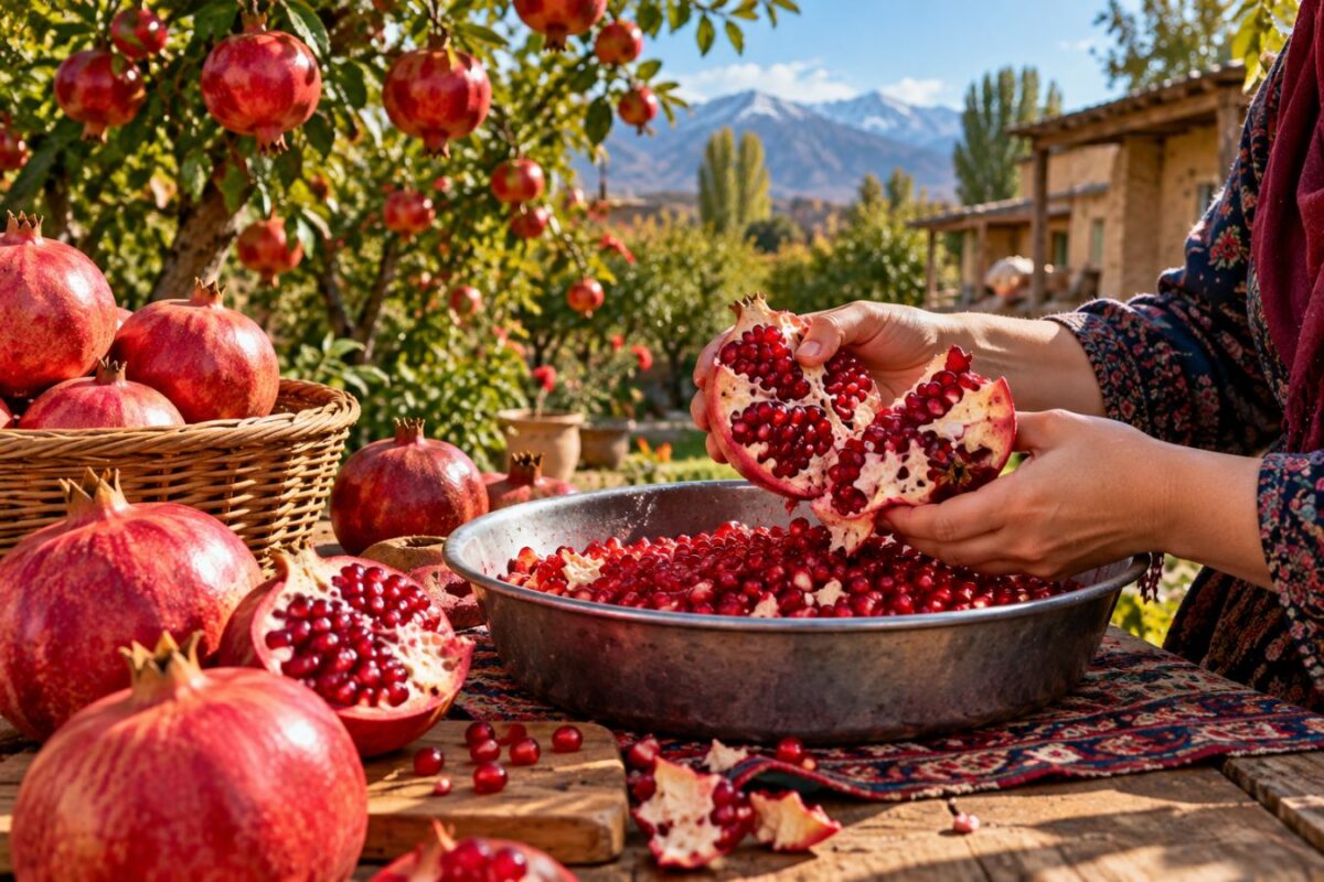 ۵ روش ساده و تمیز برای دون کردن انار بدون کثیفی